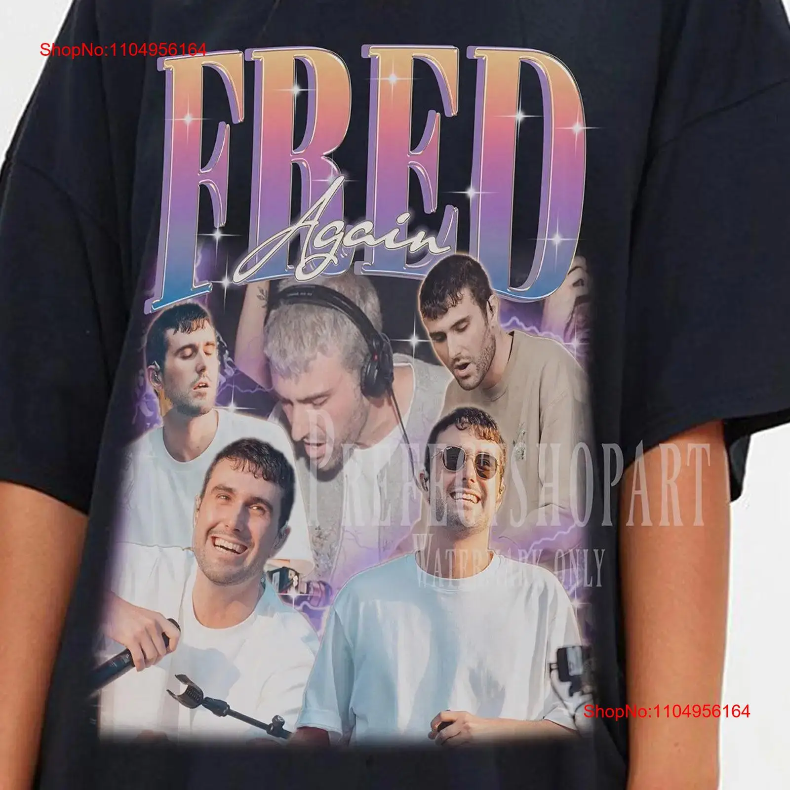 Poster Men Fashion - Fred Again T เสื้อ Merch Vintage