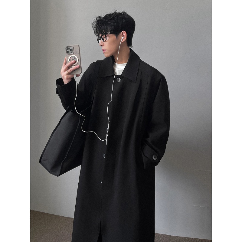 เสื้อโค้ทชายทรงมินิมอลแบบกระดุ - Men'S Fashion X บทวิจารณ์และราคา