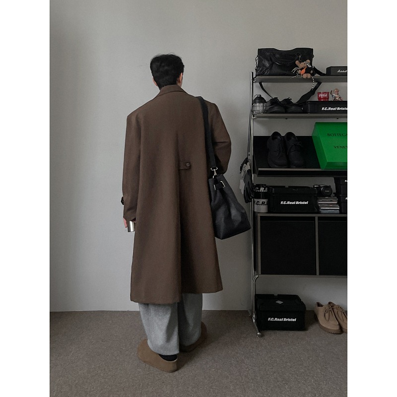 เสื้อโค้ทชายทรงมินิมอลแบบกระดุ - Men'S Fashion X บทวิจารณ์และราคา