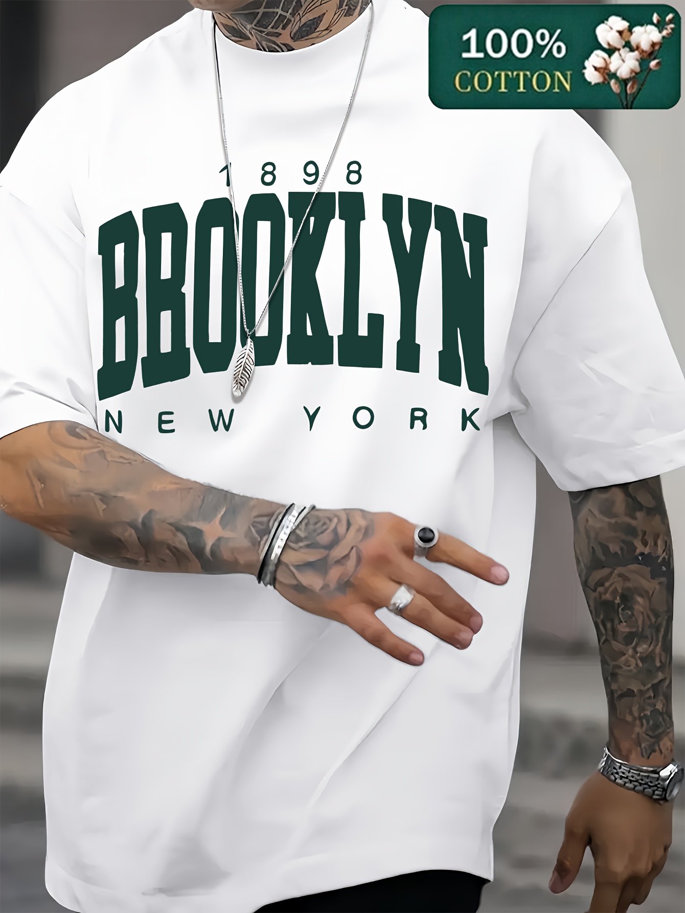 เสื้อยืดแขนสั้นคอกลมลำลองสไตล์ - Men'S Fashion New York บทวิจารณ์และราคา