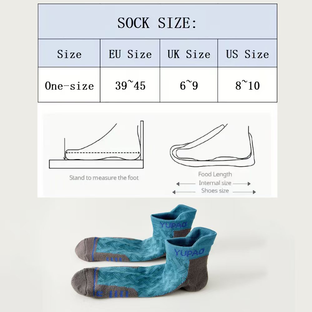 ถุงเท้ากีฬาแบบสั้น 1/3 คู่ สำห - Socks Ankle Men บทวิจารณ์และราคา