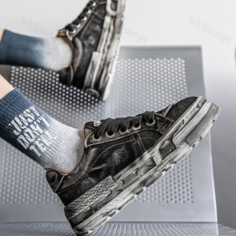 ผู้ชาย 2025 ฤดูร้อนใหม่VINTAGE - Mens Fashion Trainers บทวิจารณ์และราคา