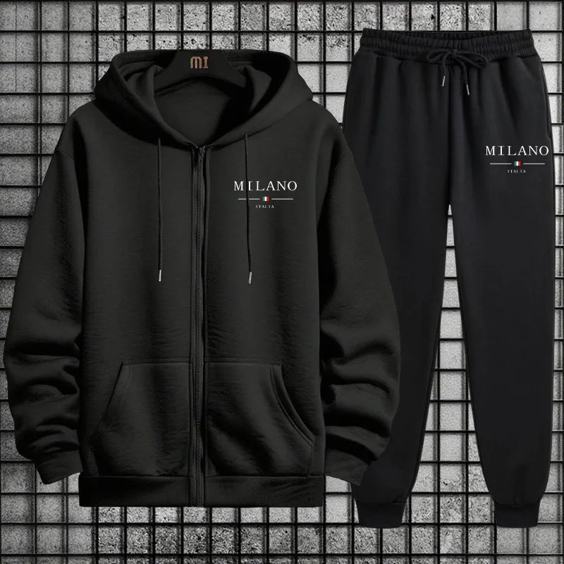 ชุดวอร์มผู้ชาย ฤดูใบไม้ผลิ 202 - Mens Fashion Zip Up Hoodies บทวิจารณ์และราคา