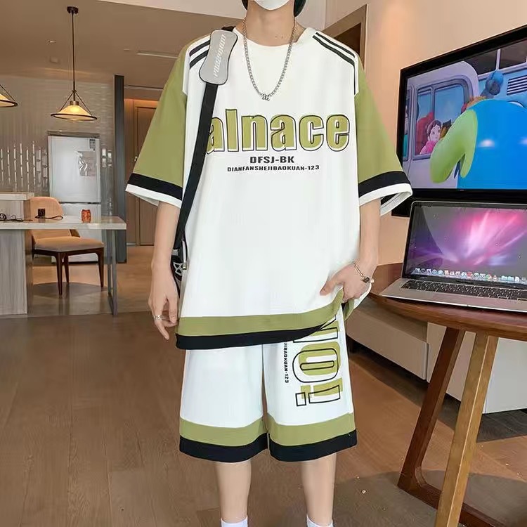 ชุดกีฬาลำลอง 2 ชิ้นสำหรับผู้ชา - Mens Fashion Clothes บทวิจารณ์และราคา