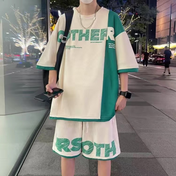 ชุดกีฬาลำลอง 2 ชิ้นสำหรับผู้ชา - Mens Fashion Clothes บทวิจารณ์และราคา
