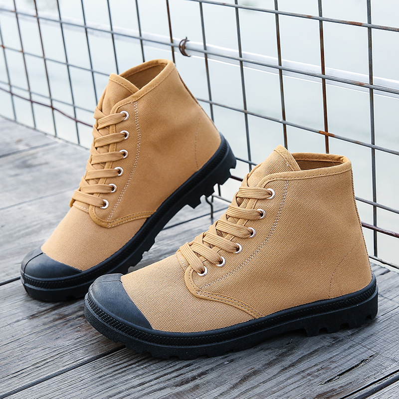 รองเท้าบูตผ้าใบลำลองสำหรับผู้ช - Mens Fashion Trainers บทวิจารณ์และราคา