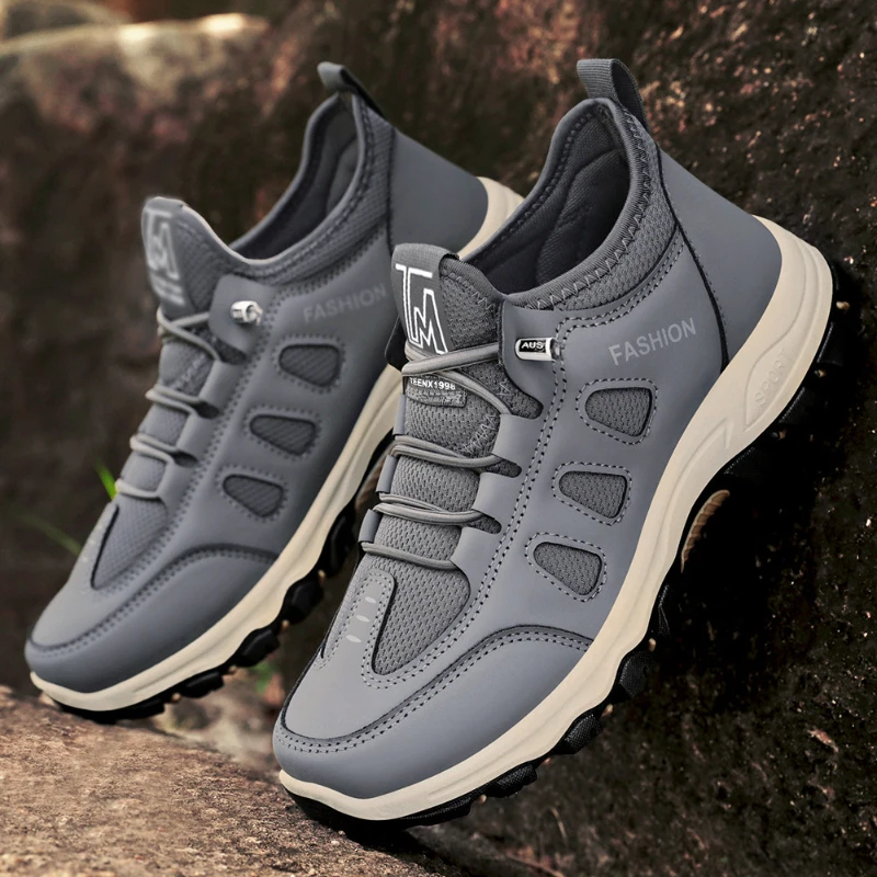 รองเท้าเดินป่าผู้ชายแฟชั่นคุณภ - Mens Fashion Trainers บทวิจารณ์และราคา
