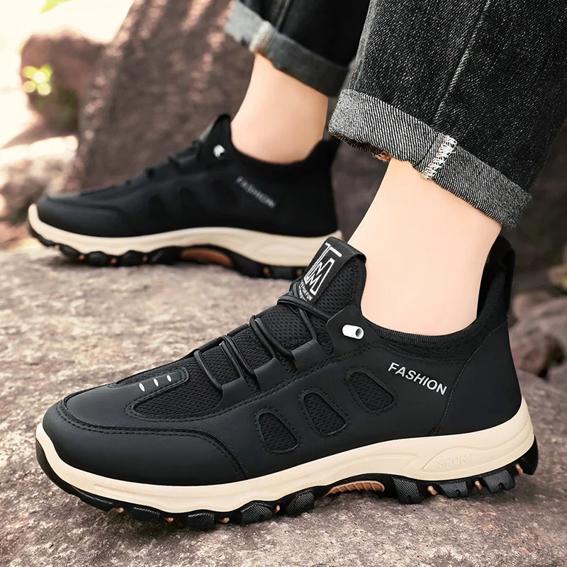 รองเท้าเดินป่าผู้ชายแฟชั่นคุณภ - Mens Fashion Trainers บทวิจารณ์และราคา