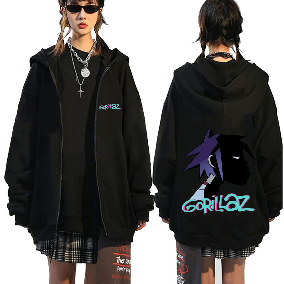เสื้อฮู้ดมีซิป ลายกราฟิกหน้า G - Mens Fashion Zip Up Hoodies บทวิจารณ์และราคา