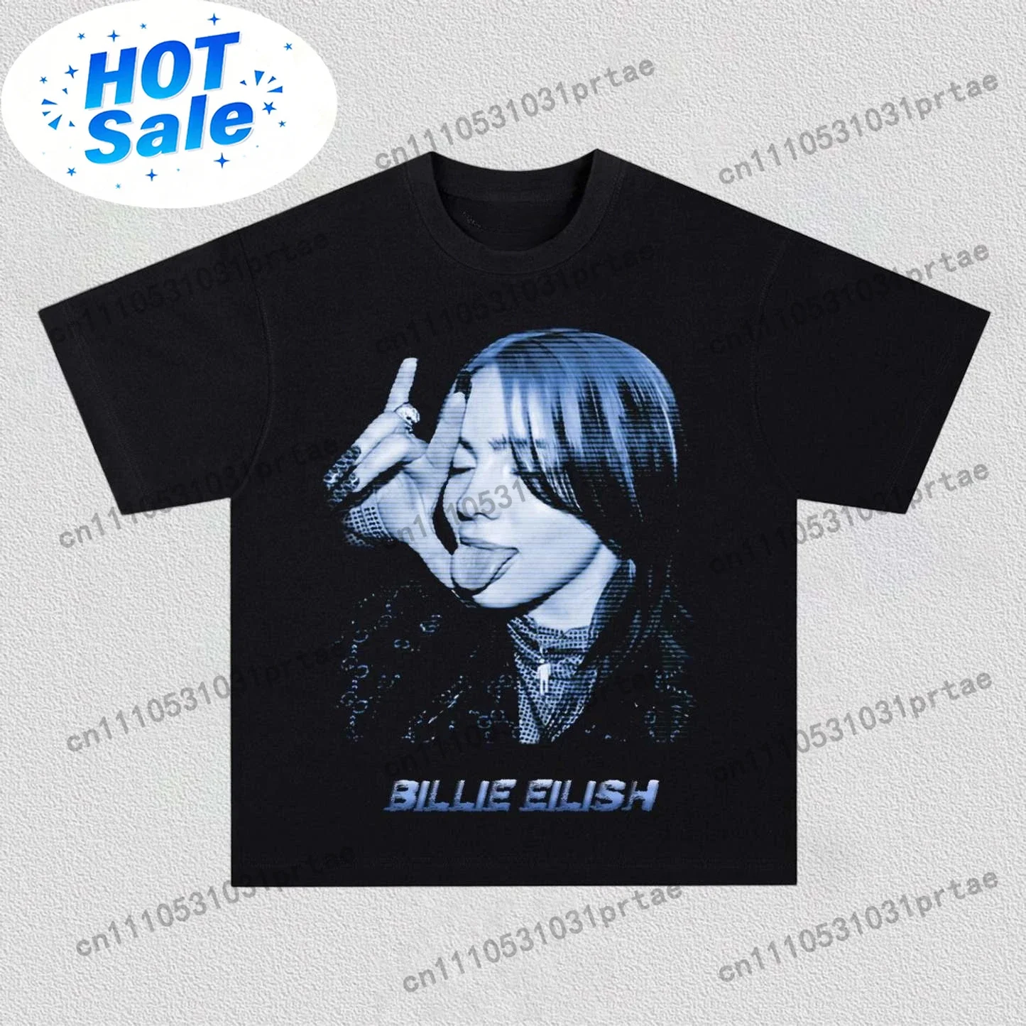 เสื้อยืดพิมพ์ลายกราฟิก Billie  - Poster Men Fashion บทวิจารณ์และราคา