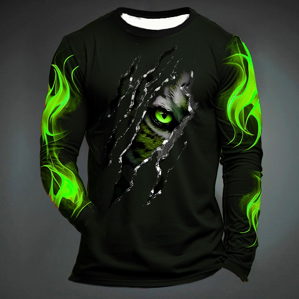 เสื้อยืดลายเสือสุดฮาสำหรับผู้ช - Mens Fashion Clothes บทวิจารณ์และราคา