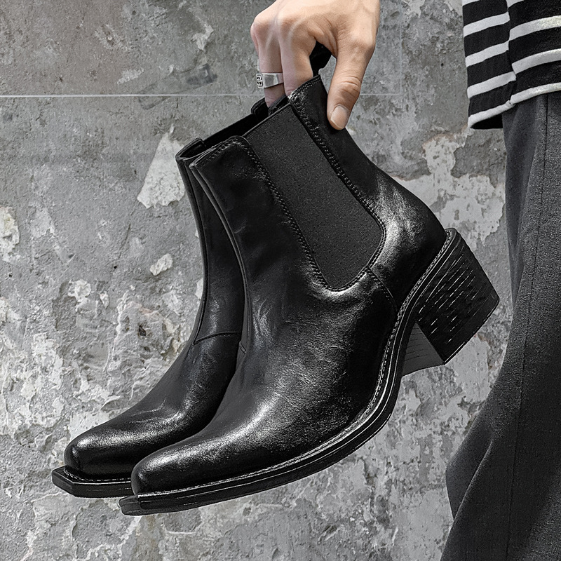 รองเท้าบูทเชลซีทรงสูงสไตล์พังก - Men'S Fashion News บทวิจารณ์และราคา