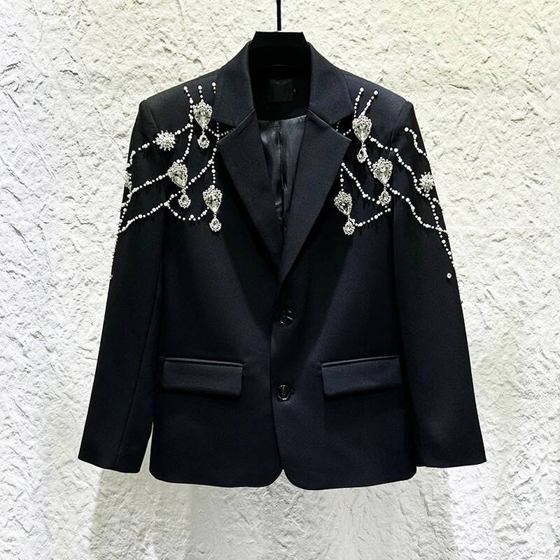 เสื้อสูทผู้ชายประดับลูกปัด แฟช - Men'S Fashion X บทวิจารณ์และราคา