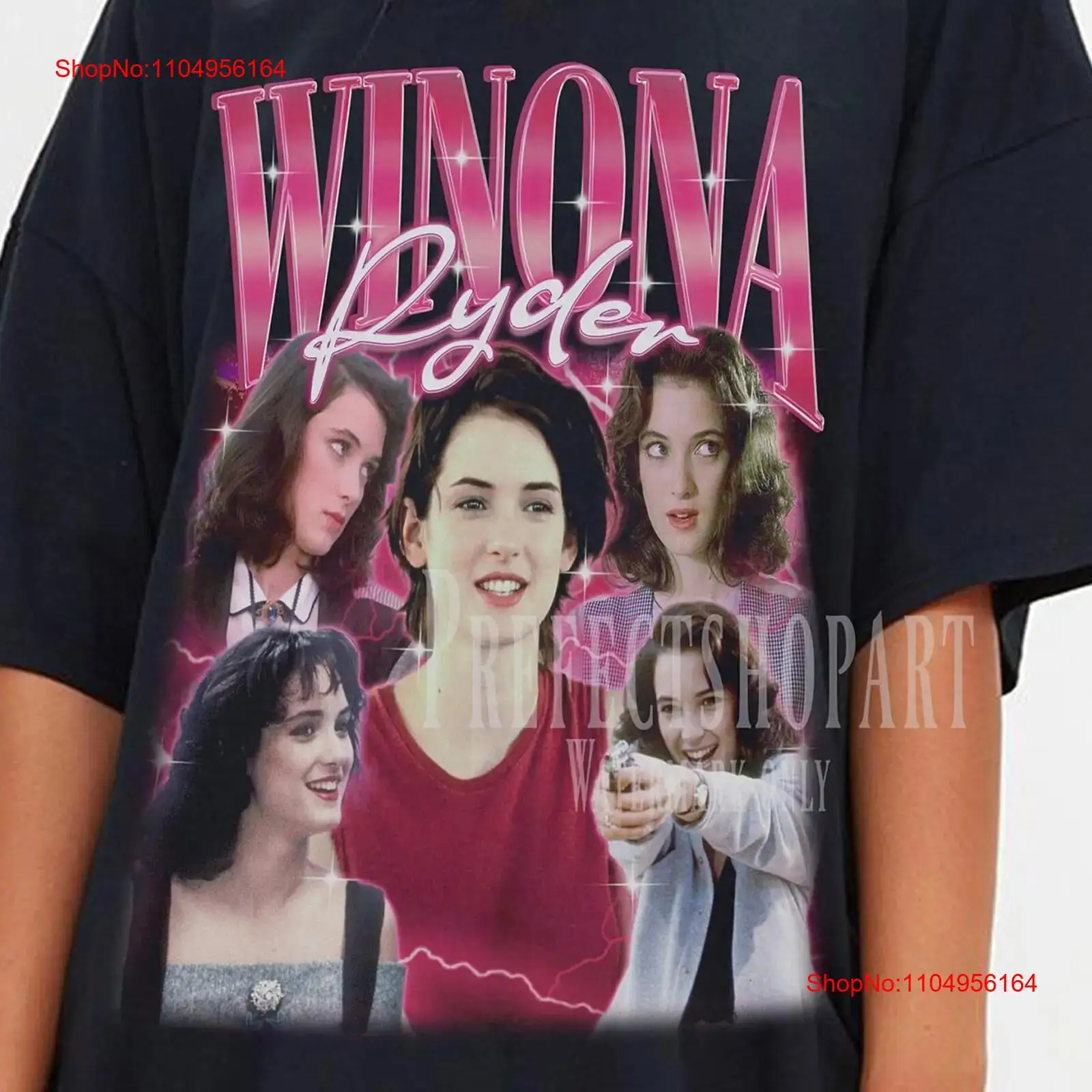Winona Ryder T เสื้อ Merch พัด - Poster Men Fashion บทวิจารณ์และราคา